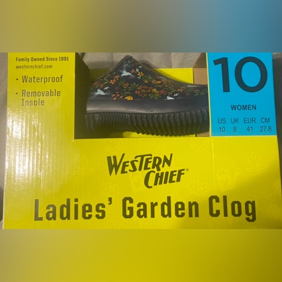 Western Chief Ladies Garden Clogs ~ NEW IN BOX ~ Size 10 - Picture 1 of 2